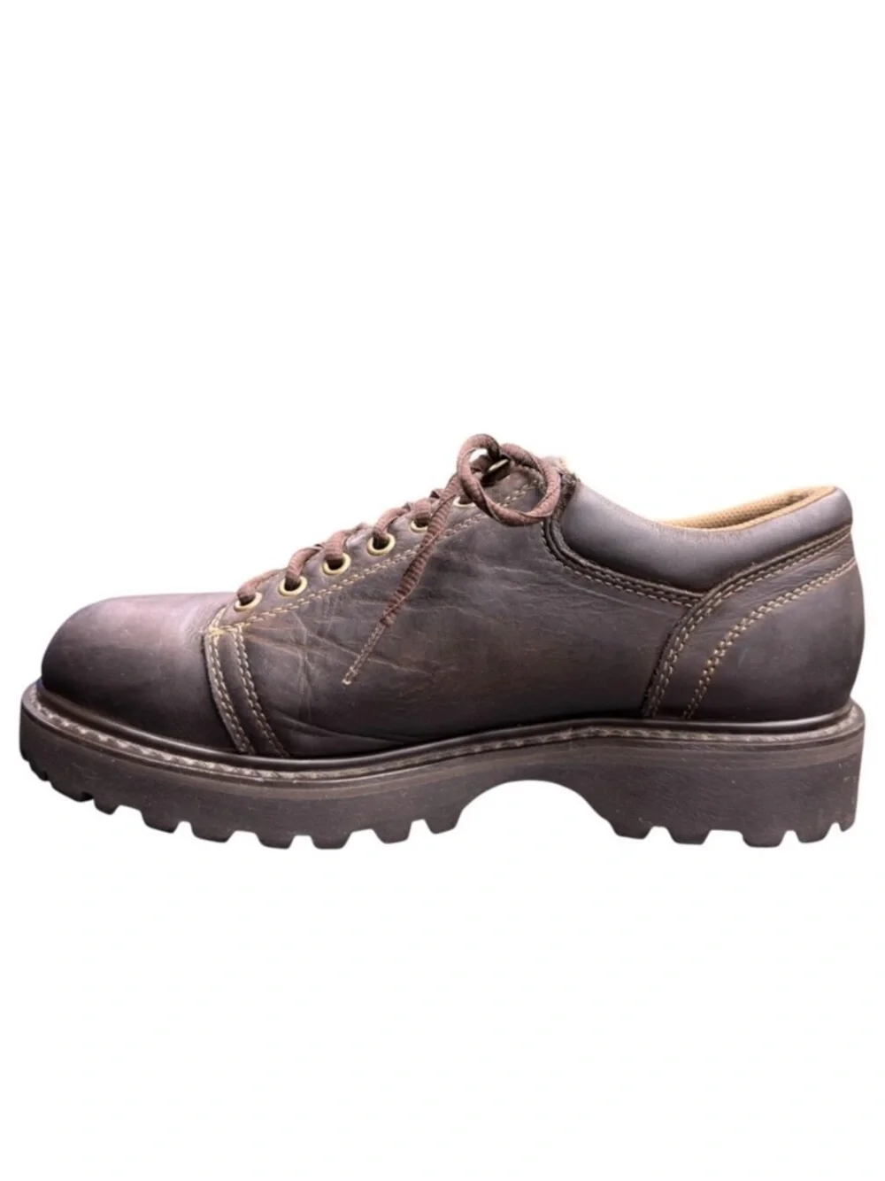 Men's AMERICAN EAGLE OUTFITTERS Brown Genuine Leather Lace-up Shoes- Size‎ 10
